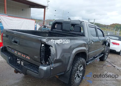 2017 Toyota Tacoma Dbl Cab/Sr/Trdspt/Or/Pro из США, поврежденный, VIN 3TMCZ5ANXHM083407